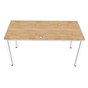 Modern 140x60cm Natural Wood Laptop <b>Desk</b> for Home Office OMA HBOM003 Series - Product Image 5