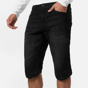 Prix de gros avec bas quantité minimale de commande meilleurs shorts en jean pour hommes avec de nouveaux designs élégants disponibles dans des shorts de couleurs unies - Product Image 3