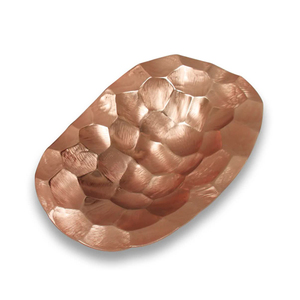 Plateau de service en aluminium avec poignée en bois de cerf pour centres de table et décoration de chambre à coucher Plateau en métal au prix le plus bas en gros - Product Image 3