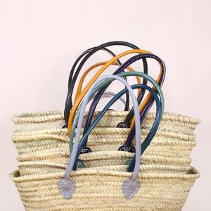 Cestas Naturales Hechas a Mano, Cesta de Paja con Dos Asas, Diseño Minimalista, Parte Superior Abierta, Decoración para el Hogar, Forro de Paja, Regalo de Año Nuevo Chino - Product Image 1