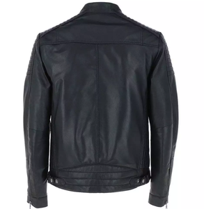 แจ็คเก็ตหนังแท้สำหรับผู้ชายไซส์ใหญ่พิเศษระบายอากาศได้ดีจากปากีสถาน2024 - Product Image 6