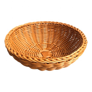 Article de rangement de qualité supérieure Canne en osier Wiwin Bol à fruits en jute biodégradable rond en plastique rotin empilable Produit standard - Product Image 2