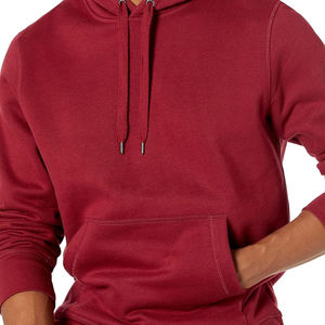 Sweats à capuche unis en coton vierge sweat-shirt avec logo personnalisé sweats à capuche unisexes pour hommes vente en gros - Product Image 3