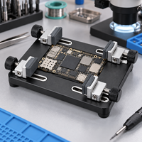 Support de réparation de carte mère réglable en aluminium anodisé CNC personnalisé pour la soudure de cartes logiques de téléphones mobiles OEM