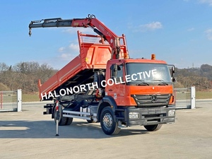 Camion grue d'occasion Mercedes-Benz Axor 1828 4x2 de 2007, benne basculante, transporteur de marchandises, camion de transport de chantier, grue montée sur camion - Product Image 5