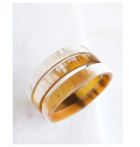 Bracelet jonc tendance en corne de buffle et de boeuf fait à la main meilleur design bijoux de couleur corne naturelle meilleurs bracelets - Product Image 1