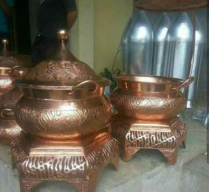 ถาดอุ่นอาหารสแตนเลสเคลือบทองแดงคุณภาพสูงสำหรับโรงแรม งานจัดเลี้ยง และบุฟเฟ่ต์ร้านอาหาร - Product Image 1