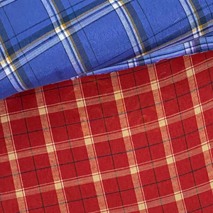 เสื้อเชิ้ตลำลองสำหรับผู้ชายและผู้หญิงผ้าเช็คผ้าฝ้าย100% คุณภาพเยี่ยมส่งออกต่างประเทศ - Product Image 1