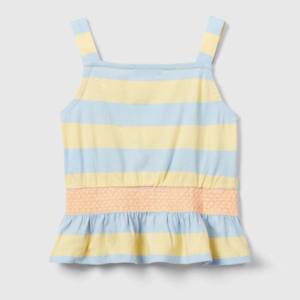 Prix usine grande taille enfants filles Twin ensemble dernier bloc de couleur coton/fibre de bambou tenue décontracté Jersey deux pièces débardeur été - Product Image 5