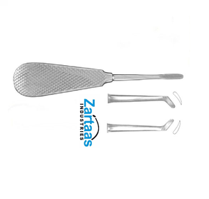 Elevadores de raíces dentales de acero inoxidable de alta calidad LONDRES-HOSPITAL Fig 1 Fabricante de Instrumentos dentales - Product Image 1