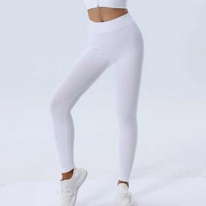 Leggings Deportivos de Alta Calidad, Conjuntos de Yoga para Mujer, Conjunto de 2 Piezas, Chándal, Top Corto de Manga Corta sin Costuras 2025 - Product Image 5