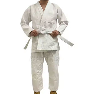 Combinaison de karaté en coton durable pour enfants avec entraînement à la ceinture et équipement de pratique d'arts martiaux pour enfants - Product Image 1