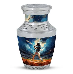 Stadium Home Run Urns for Cremation <b>Ashes</b> Modern for Human <b>Keepsake</b> Decorative for <b>Ashes</b> Infant Urns Baseball - Product Image 1