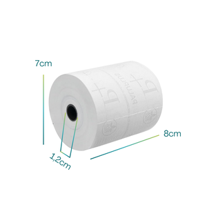 100 di alta qualità rotoli carta termica 80mm X 80m 12mm Core italia omologato per registratori di cassa - Product Image 2