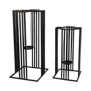 New Arrival Handmade <b>Metal</b> <b>Lanterns</b> with Customized Size for Home Decor Iron Glass Material Garden Decor at Wholesale Rate S/2 - Product Image 5