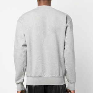 Sweat-shirt pour homme coupe ajustée style rue minimaliste 100% coton doublé pour un confort par temps froid - Product Image 4