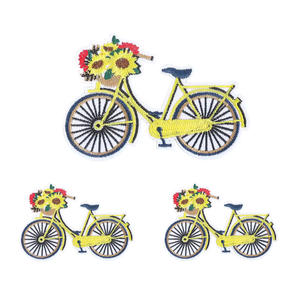 Écusson personnalisé en tissu brodé de belle conception fer à repasser Écusson personnalisé de haute qualité en denim brodé en 3D à vendre - Product Image 5