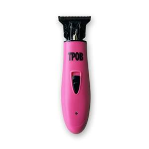 Tondeuse à cheveux professionnelle rose bonbon, kit de rasage avec lame conique en acier inoxydable, étanche IPX7, alimentation USB, prise US - Product Image 5