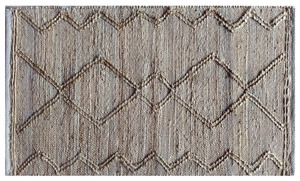 Alfombra de Yute Natural Antideslizante, Ecológica, Antimicrobiana y Apta para Mascotas, Decoración Moderna para el Hogar, Dormitorio, Estilo Marroquí - Product Image 5