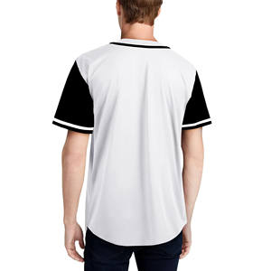 Maillot de baseball unisexe de qualité supérieure, faible MOQ, nouvelle arrivée, impression de numéro, léger, respirant, vêtements de sport, impression par sublimation - Product Image 6