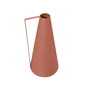 Vase à fleurs en métal artistique pour l'intérieur, vase en métal haut de gamme, exclusif, fait à la main, grand grossiste en vases à fleurs en métal - Product Image 1