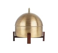 Support en bois pour hotpot en acier inoxydable moderne de luxe, maintient les aliments au chaud, écologique, durable, organisateur de mariage, ustensiles de service pour dîner