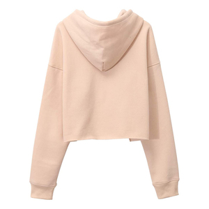 Sweat à capuche femme de haute qualité sweat Design Original mode Sexy haut court broderie décoration col à capuche lavage à l'acide - Product Image 2