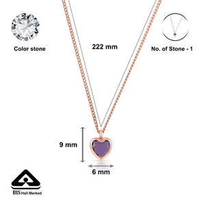 Collar Moderno con Cadena de Eslabones en Forma de Corazón, Chapado en Oro, con Detalles de Perlas y Diamantes - Product Image 6