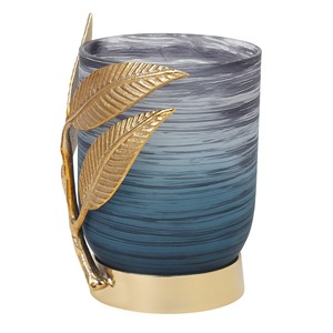 แจกันโลหะศิลปะร่วมสมัยชิ้นหรูหราสำหรับตกแต่งภายในหรือไอเดียของขวัญ - Product Image 3