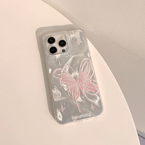 Custodia per telefono impermeabile <span class=keywords><strong>con</strong></span> altoparlante <span class=keywords><strong>con</strong></span> specchio <span class=keywords><strong>con</strong></span> Design personalizzato custodia per telefono da ragazza custodia per smartphone <span class=keywords><strong>iphone</strong></span> 17 Pro Max Chrome cuori - Product Image 1