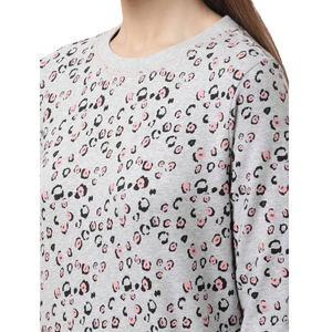 Sudaderas con capucha y sudadera para mujer de fabricación de Bangladesh, sudadera ajustada de cuello redondo con estampado elegante de calidad superior para mujer - Product Image 6