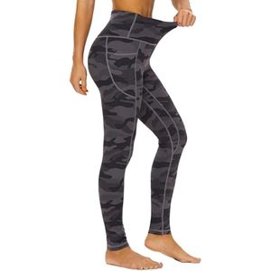 Leggings de sport respirants à taille haute avec cordon de serrage personnalisé pour la salle de sport, la remise en forme et la course à pied - Vêtements de sport en élasthanne/polyester - Product Image 3