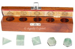 Juego de piedras preciosas curativas, cristal sagrado, geometría - Product Image 4