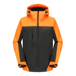 Veste pour homme en polaire polyester imperméable et chauffante, personnalisable avec logo, service OEM, streetwear d'hiver pour l'extérieur, respectueuse de l'environnement - Product Image 1