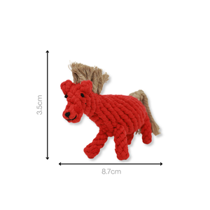 Juguete Masticable para Caballos Rojos Ember, Juguete de Cuerda Resistente para Mascotas, para Masticar y Jugar - Product Image 4