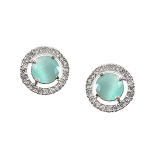 Mangalsutra rond blanc orné de zircon pour les occasions de mariage - Product Image 4