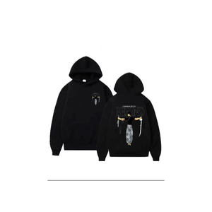 ODM OEM de alta calidad personalizado 100 por ciento de algodón de peso pesado polar sudaderas con capucha hombres patrón sólido pulóver - Product Image 4