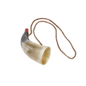 Corne à boire viking en corne véritable de haute qualité, style amour, faite à la main, avec logo personnalisable pour les fêtes, prix bas - Product Image 3