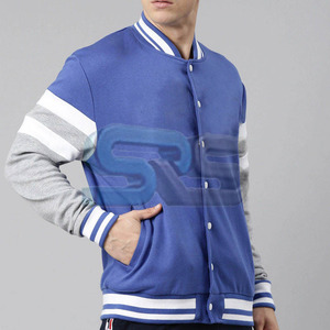 Veste d'hiver Letterman pour hommes avec logo personnalisé de qualité supérieure Streetwear à manches longues à la mode surdimensionné respirant vêtements d'extérieur décontractés - Product Image 2