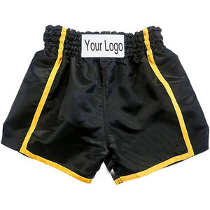 2025 superventas deportes personalizados hombres Muay Thai Shorts 100% poliéster secado rápido transpirable nuevo último diseño correr gimnasio - Product Image 3