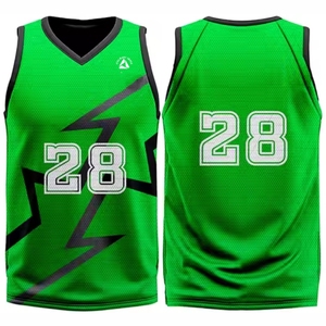 Camisetas de baloncesto de doble cara para hombre de alta calidad, Camiseta deportiva transpirable doble, camiseta de baloncesto para niños y adultos - Product Image 4