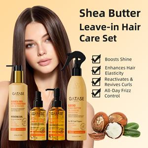 GATASE <span class=keywords><strong>Aceite</strong></span> Capilar Fortalecedor de <span class=keywords><strong>Almendras</strong></span> y Manteca de Karité, Tratamiento Sin Enjuague, Repara, Brillo y Rizado, Acondicionador en Spray para Cabello Seco y Dañado - Product Image 4