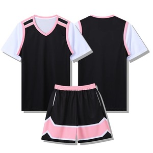 ชุดบาสเกตบอลระบายอากาศได้ดีชุดบาสเก็ตบอลพิมพ์ลายมืออาชีพวัสดุดี - Product Image 6