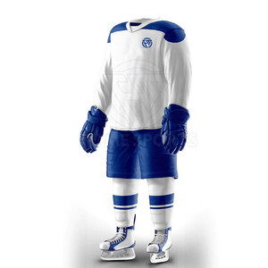 Fait sur mesure en gros uniforme de hockey sur glace unisexe à séchage rapide uniforme de hockey sur glace respirant à vendre - Product Image 4