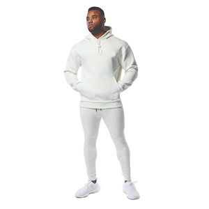 Sudadera con capucha informal de 100% algodón y poliéster para hombre, sudadera térmica de invierno bordada con logotipo personalizado y diseño de logotipo - Product Image 2