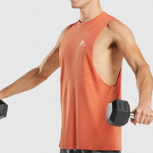 Meilleures ventes Débardeur de sport décontracté pour homme à séchage rapide Singlet musculaire avec logo personnalisé Produit d'entraînement - Product Image 4