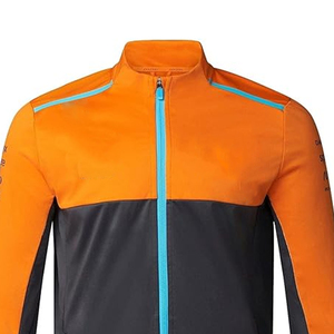 Veste polaire pour homme en gros personnalisée, chaude, douce, décontractée, avec fermeture éclair, col montant, écologique, coupe-vent, PU sur le devant, fabrication en usine - Product Image 4