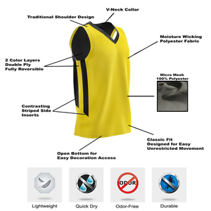 เสื้อกีฬาบาสเก็ตบอลผู้ชายแบบใหม่ ดีไซน์เรียบง่าย ระบายอากาศได้ดี เหมาะสำหรับฤดูร้อน สามารถสั่งทำลายพิมพ์ด้านหน้าได้ ผลิตจากโพลีเอสเตอร์ ป้องกันแบคทีเรีย - Product Image 2