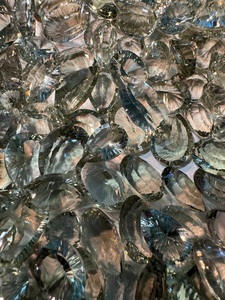 Piedra preciosa de cristal de pera suelta de amatista verde Natural de corte ovalado cóncavo de 8mm de alta calidad certificada por IGI - Product Image 2