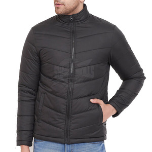Veste matelassée confortable pour homme, style streetwear, col montant, vêtements d'extérieur de haute qualité, séchage rapide, respirante, fabriquée au Pakistan - Product Image 1